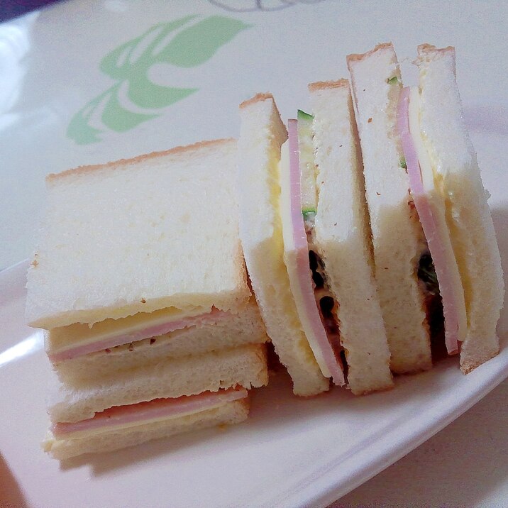 ハムチーズサンド++